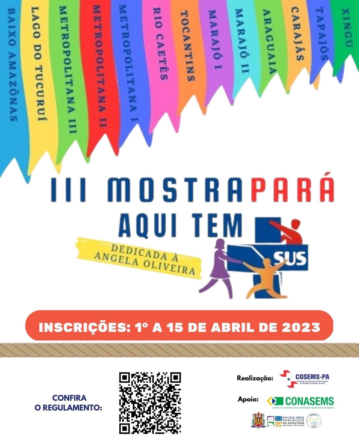 INSCRIÇÕES ABERTAS Inscreva-se já! De 26/10 até as 15h do dia 30